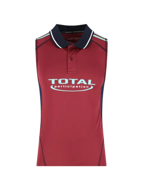 Martine Rose sleveless polo shirt