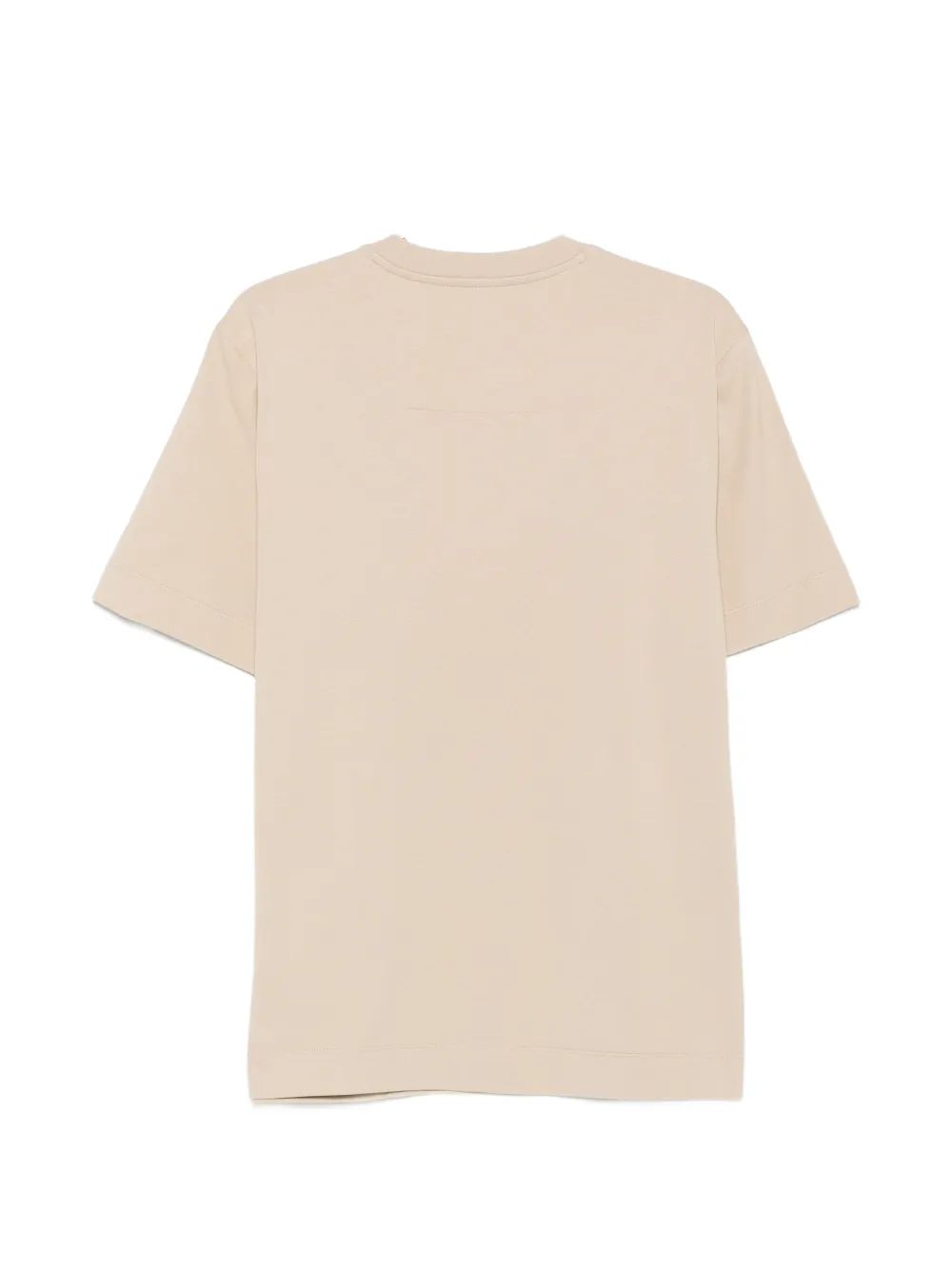 BOSS T-shirt met geborduurd logo Beige