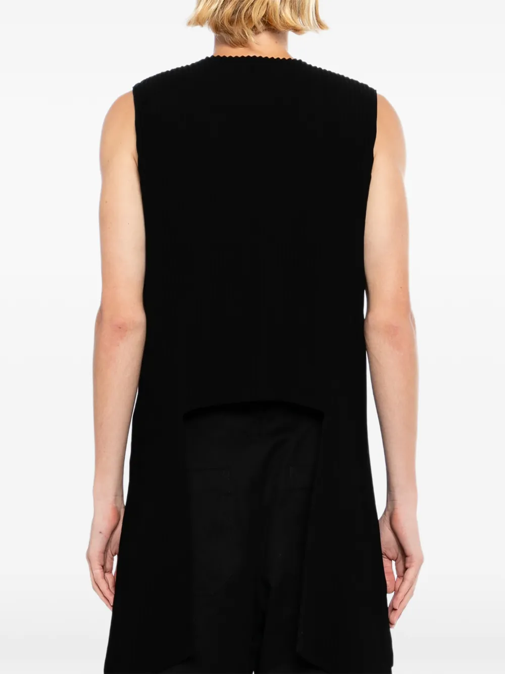 Homme Plissé Issey Miyake Tuxedo Pleats top Zwart