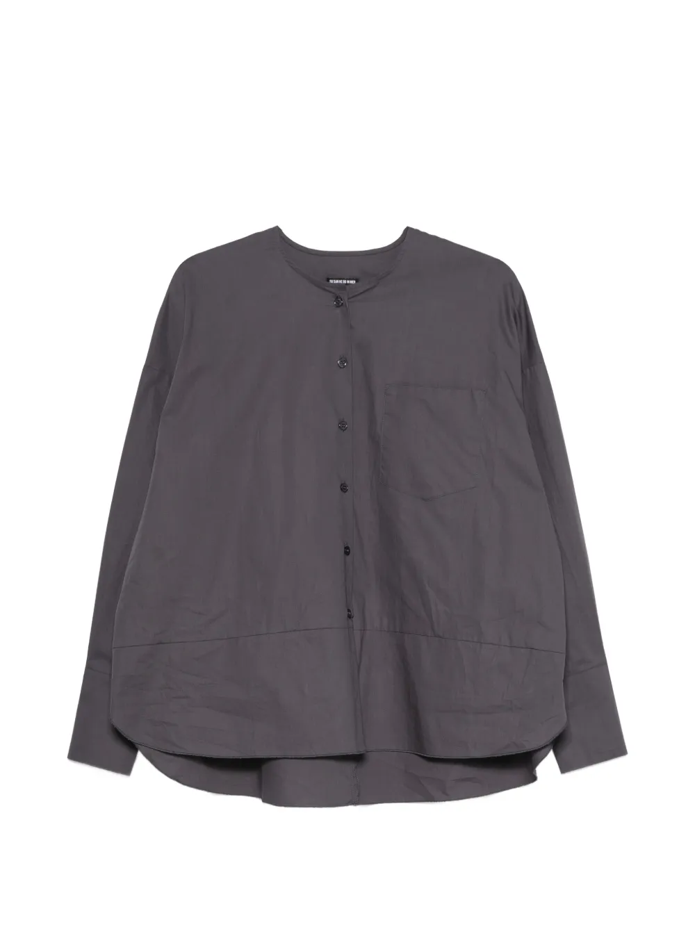 SUSANNE BOMMER button-up long-sleeve blouse - Grigio