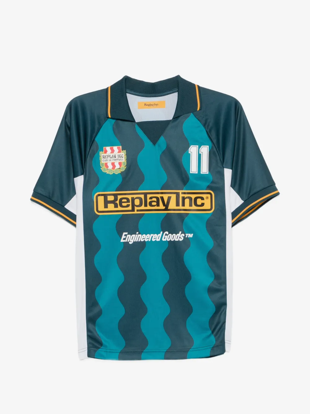 Replay logo-print T-shirt | Blue | Image 1