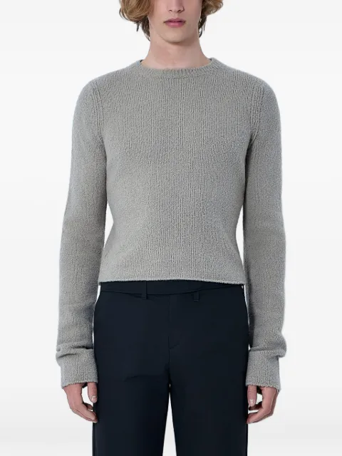 Rier boucle-knit wool sweater