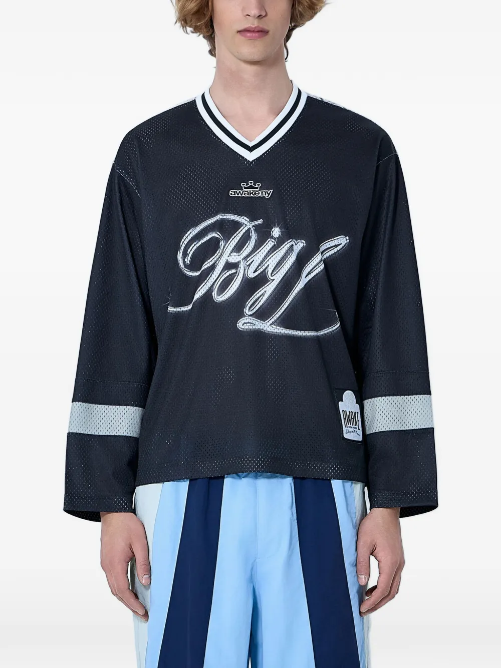 Awake Ny X Big L The Big Picture T-shirt In Black