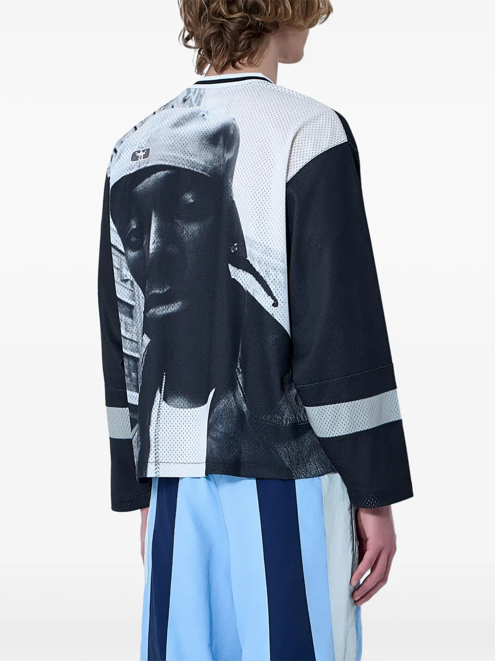 Awake NY x Big L The Big Picture T-shirt Zwart