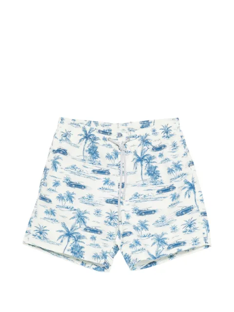 MC2 Saint Barth Gustavia car-print swim shorts