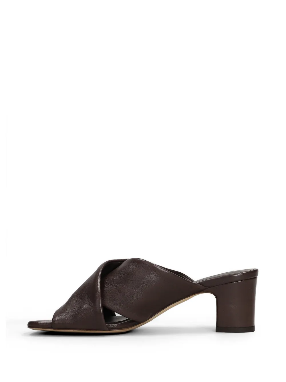 Julie Dee crossover-strap mules Bruin