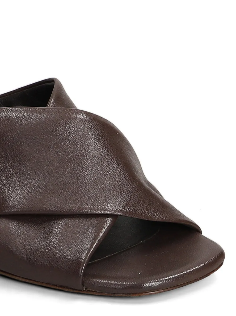 Julie Dee crossover-strap mules Bruin