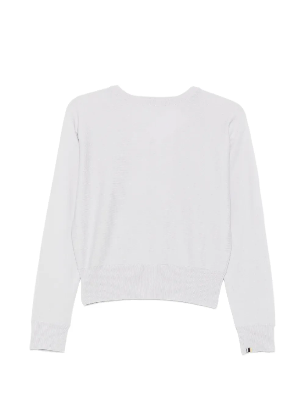 extreme cashmere Nº382 Belle ribbed-trim sweater - Grigio