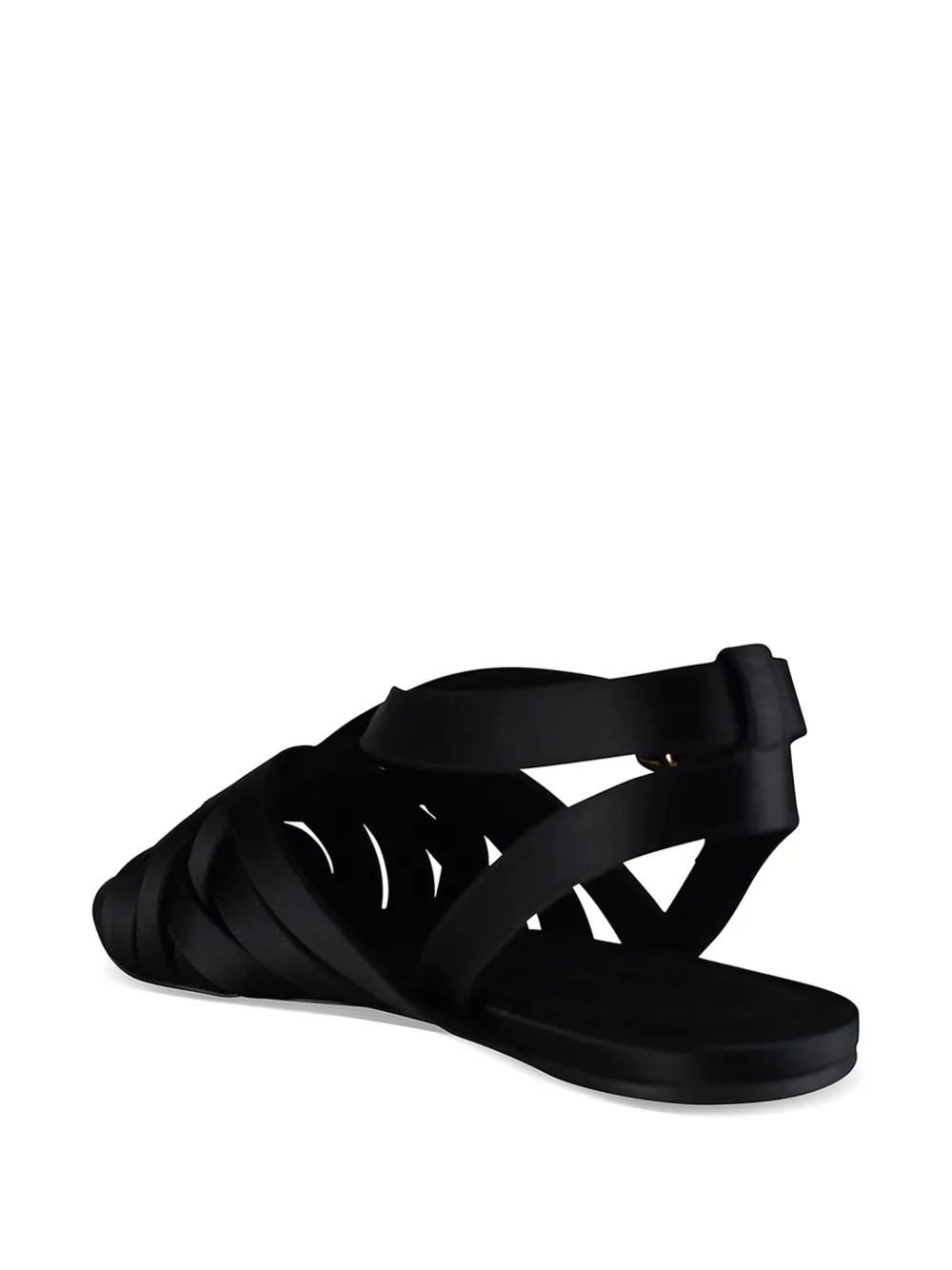 Loro Piana Silene criss-cross pumps Zwart
