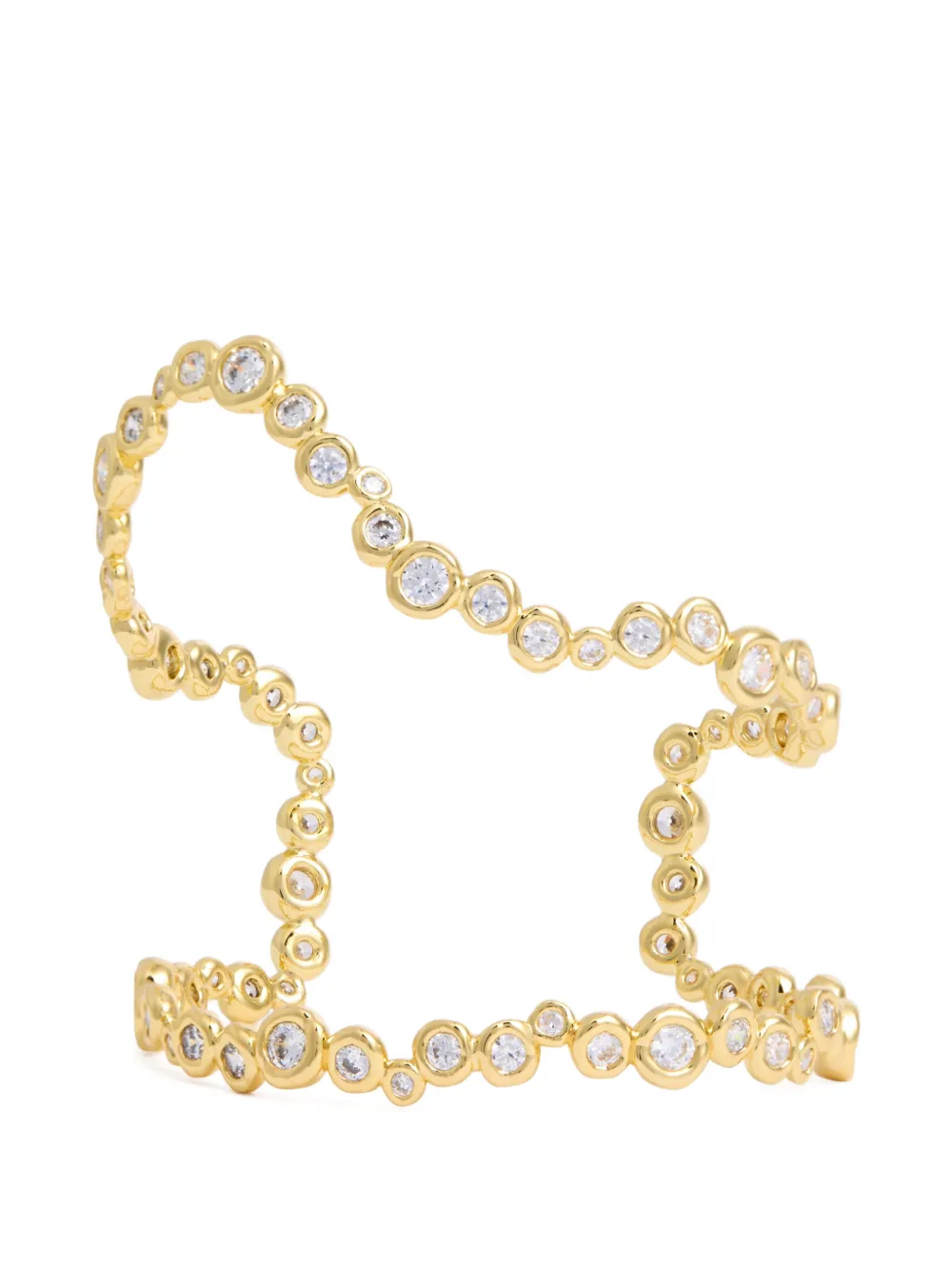 Alexis Bittar Asterales crystal-embellished cuff bracelet - Oro