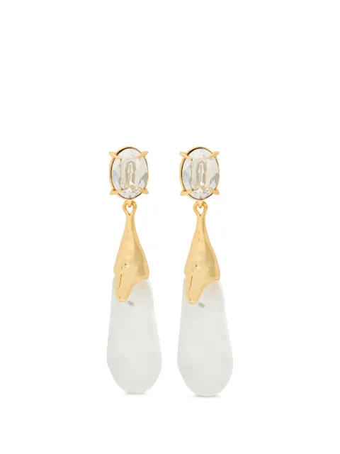 Alexis Bittar aretes Bonbon con detalles de cristal