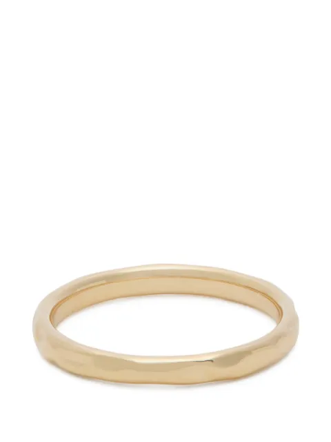 Astrid & Miyu hammered-effect ring