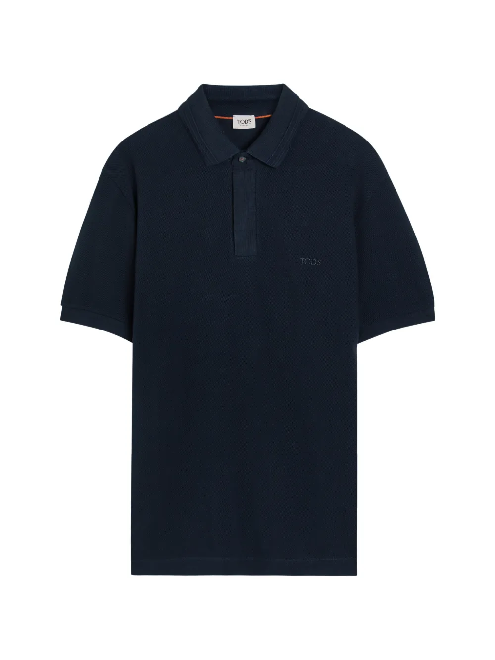Tod's logo embroidery polo shirt - Blau