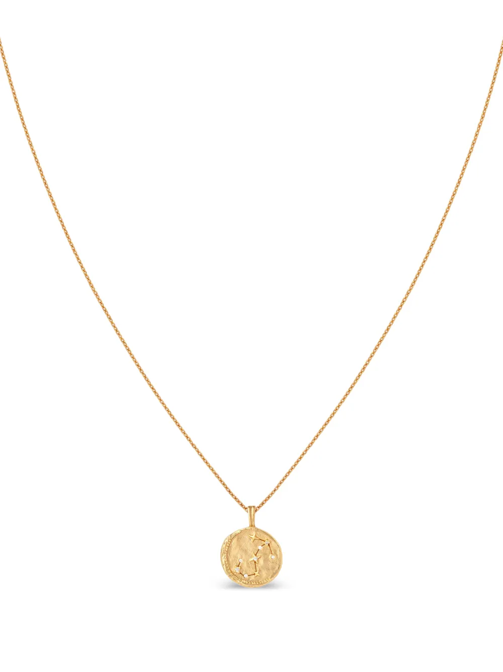 Astrid & Miyu constellation coin-shape necklace - Oro