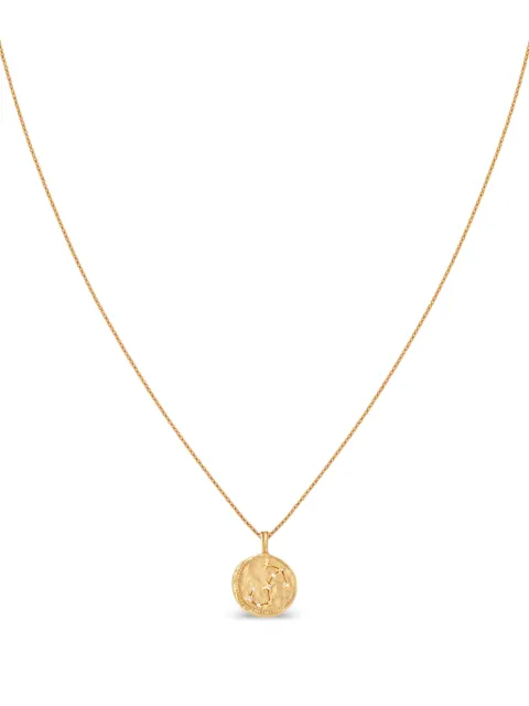 Astrid & Miyu constellation coin-shape necklace
