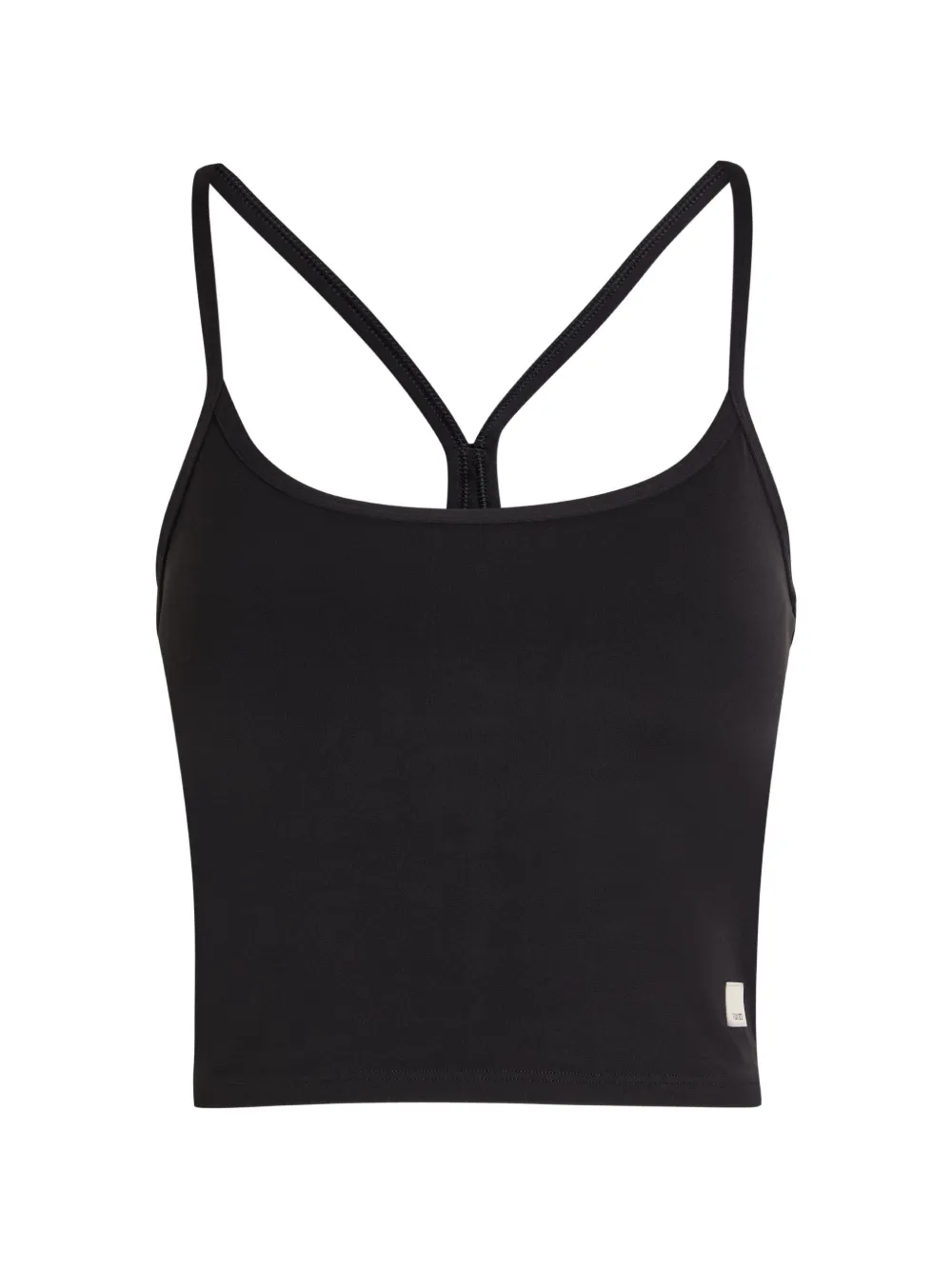 VUORI AllTheFeels™ racerback cropped tank top - Nero