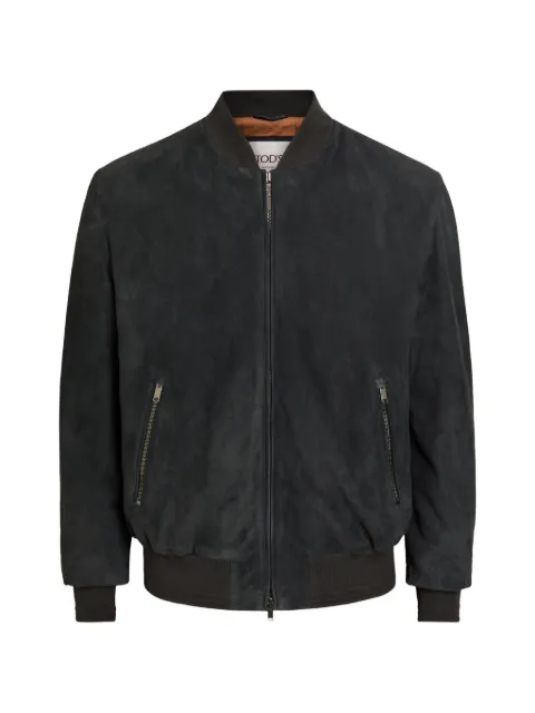 Tod's Brera suede bomber jacket