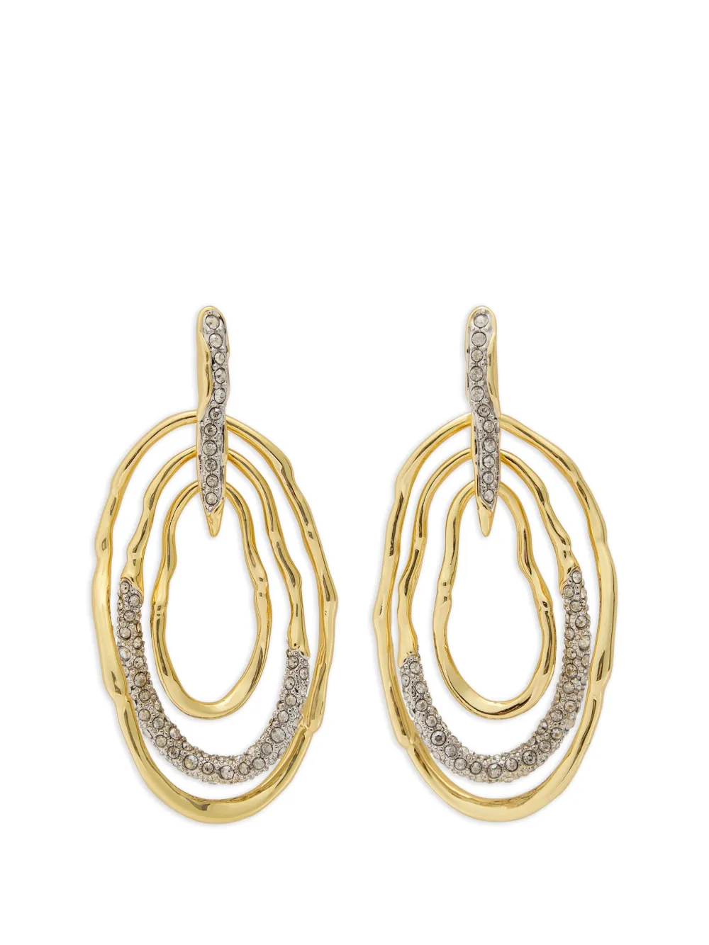 Alexis Bittar Solanales crystal-embellished earrings - Oro