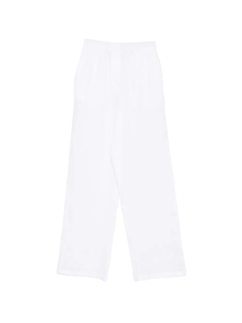 Riviera elasticated-waistband trousers - Bianco