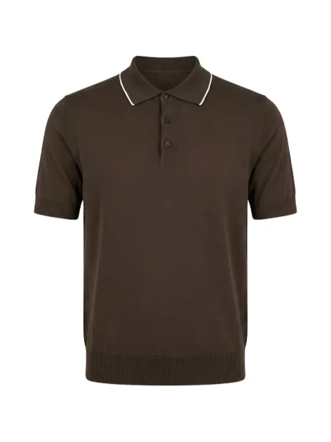 Peserico cotton-tricot polo shirt