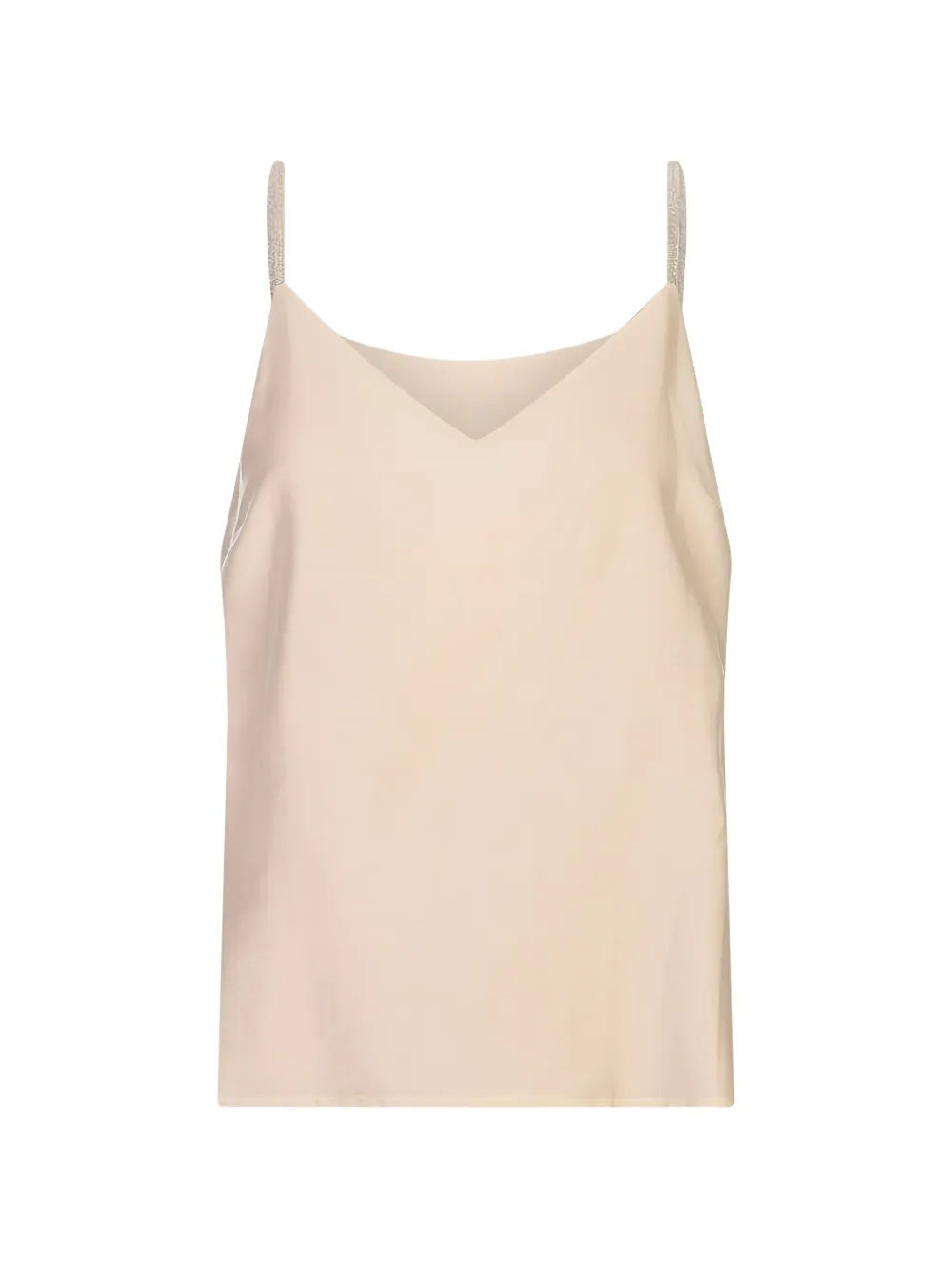 Peserico Punto Luce V-neck top - Toni neutri