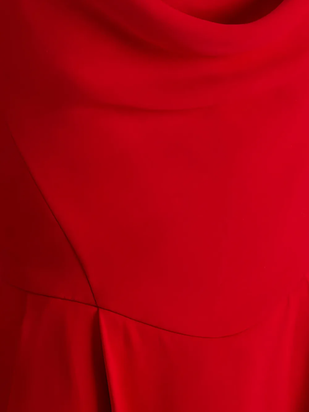 alice + olivia Estrella jurk met col Rood