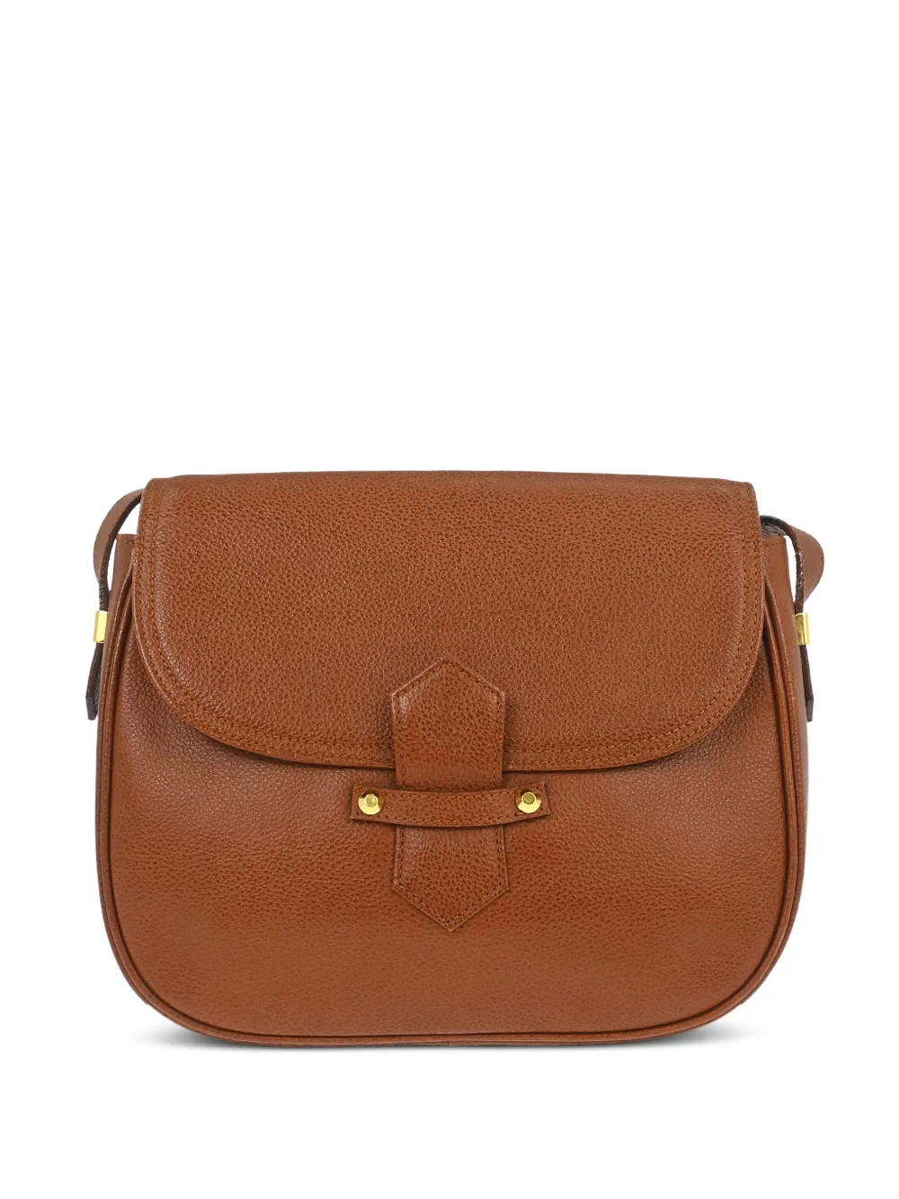 Saint Laurent Pre-Owned 1990-2000s grained shoulder bag - Marrone