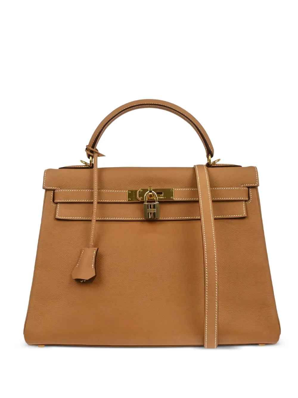 Hermès Pre-Owned 2004 Kelly 32 Retourne leather handbag - Toni neutri