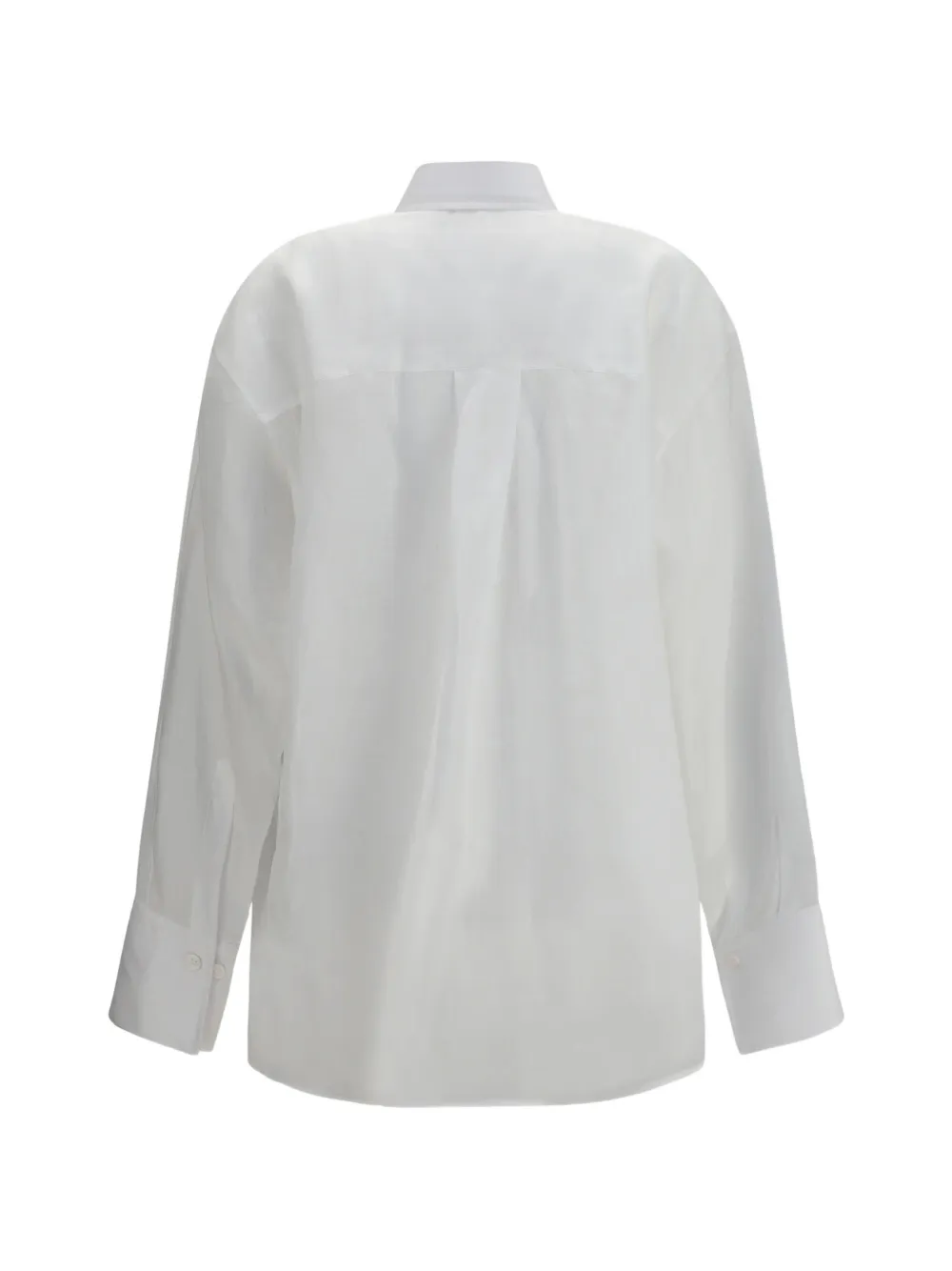 Ermanno Scervino Blouse met geplooid detail en meerdere zakken Wit