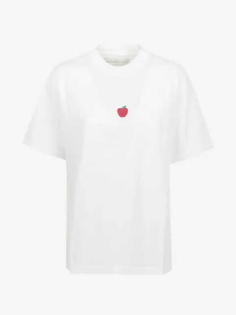 ALBERTO BRESCI apple-embroidered T-shirt