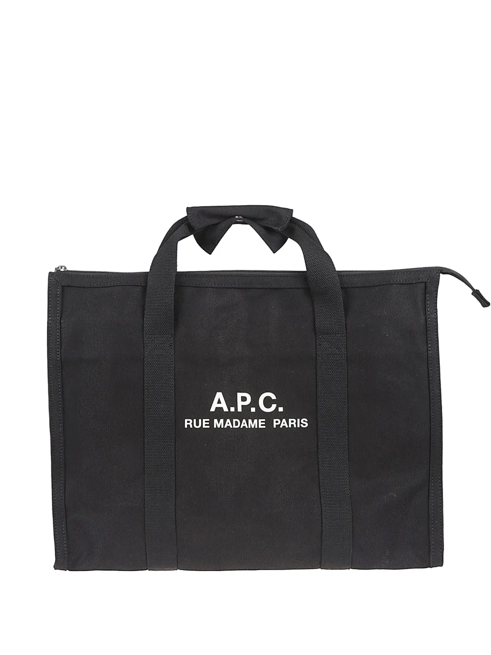 A.P.C. logo-print travel bag - Nero