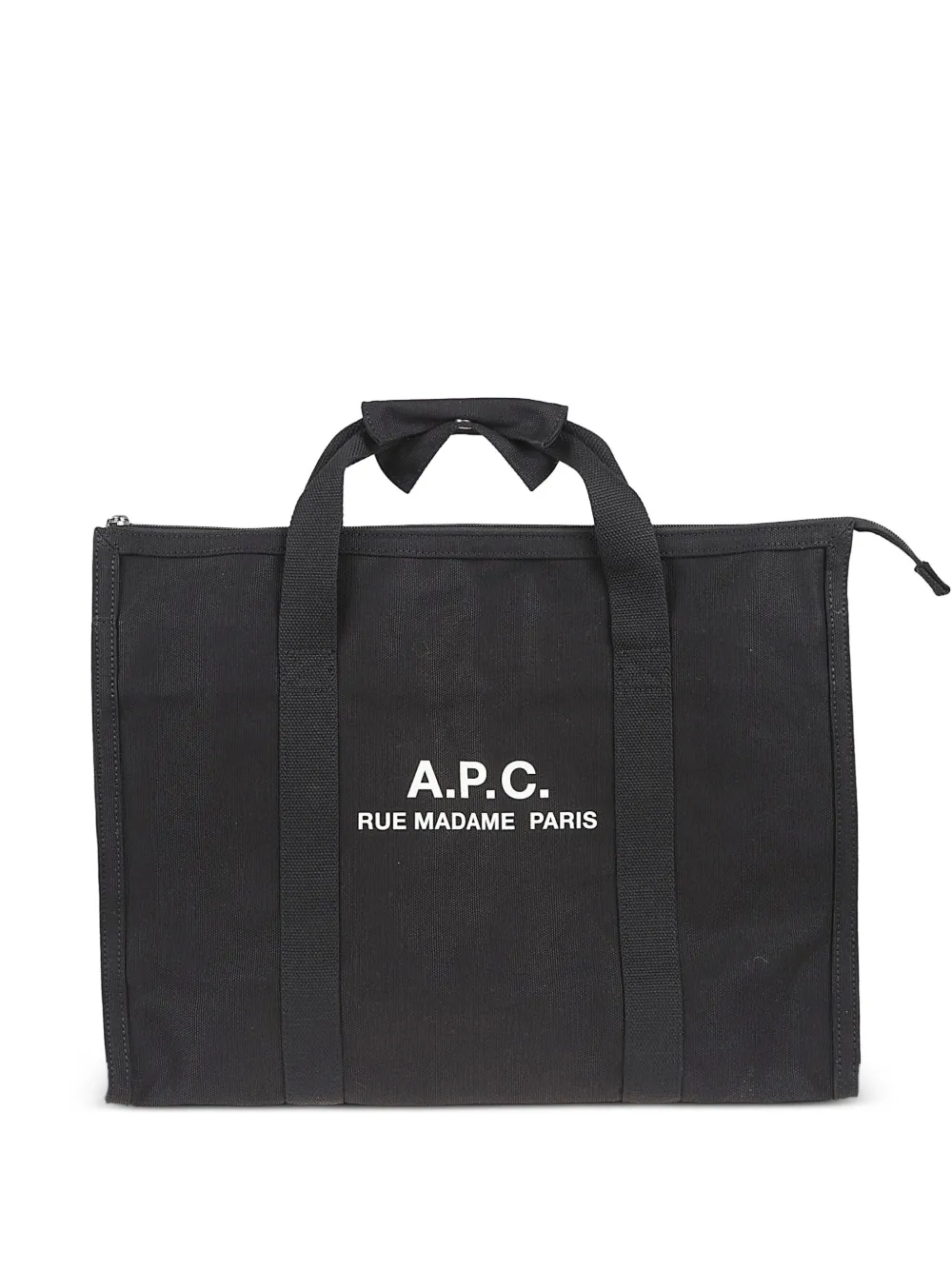 A.P.C. logo-print travel bag - Nero