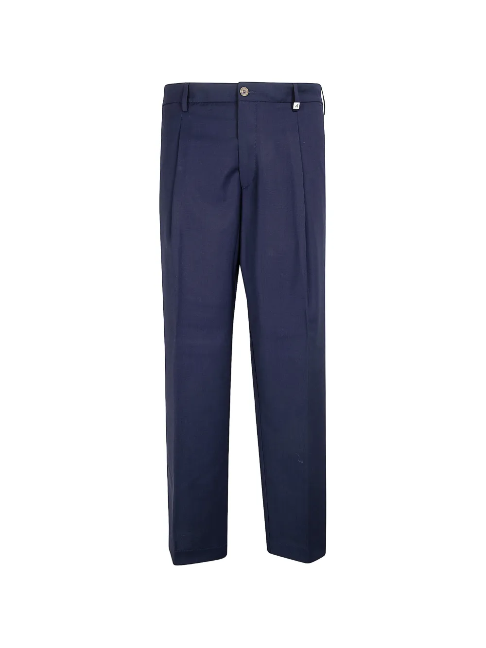 Myths pressed-crease wool trousers - Blu
