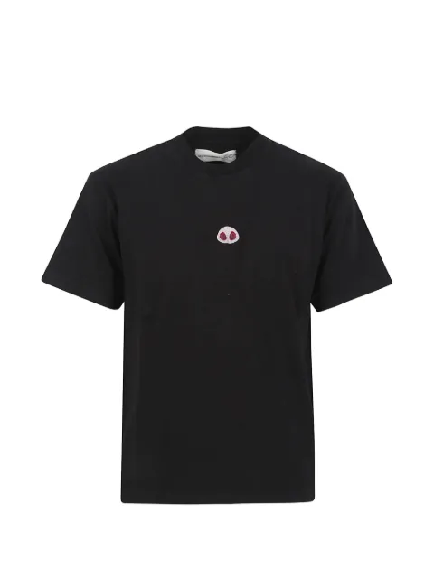 ALBERTO BRESCI embroidered-motif T-shirt