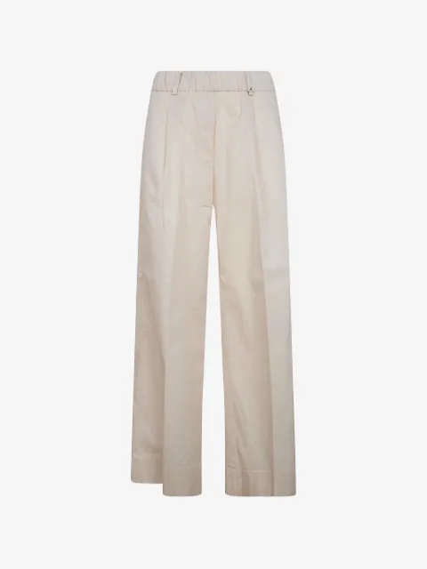 Myths elasticated wide-leg trousers