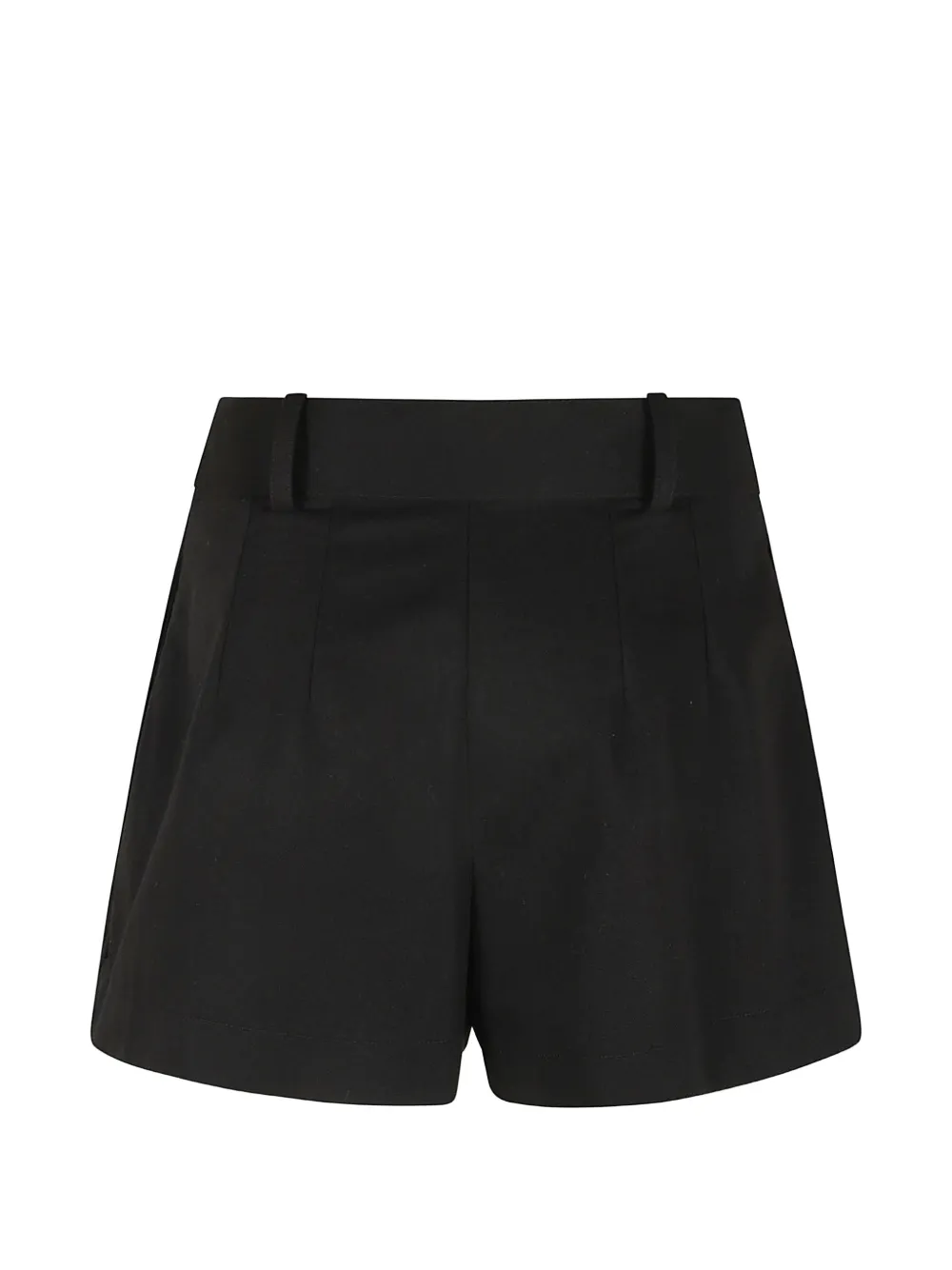 Moncler Geplooide shorts met ceintuur Zwart
