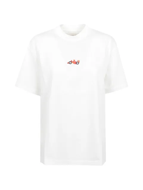 ALBERTO BRESCI embroidered cotton T-shirt