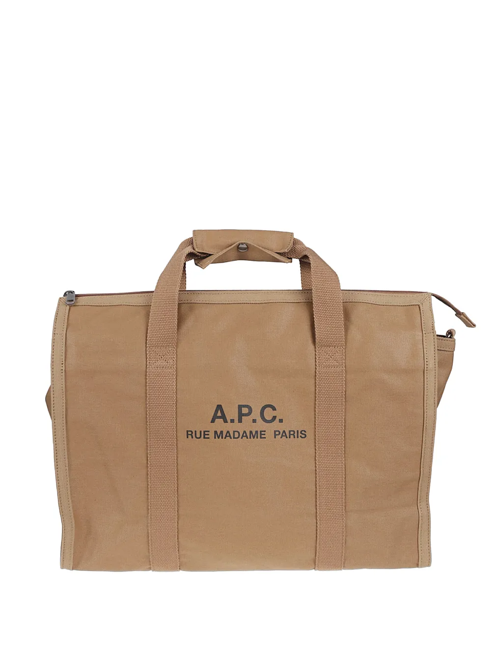A.P.C. Recuparation logo-print holdall - Toni neutri