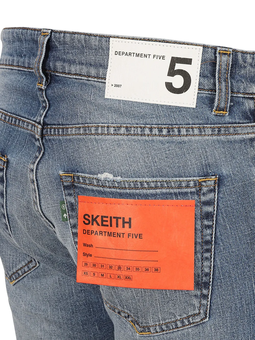  Department 5 Vaqueros Skeith Con Efecto Degradado - Azul 