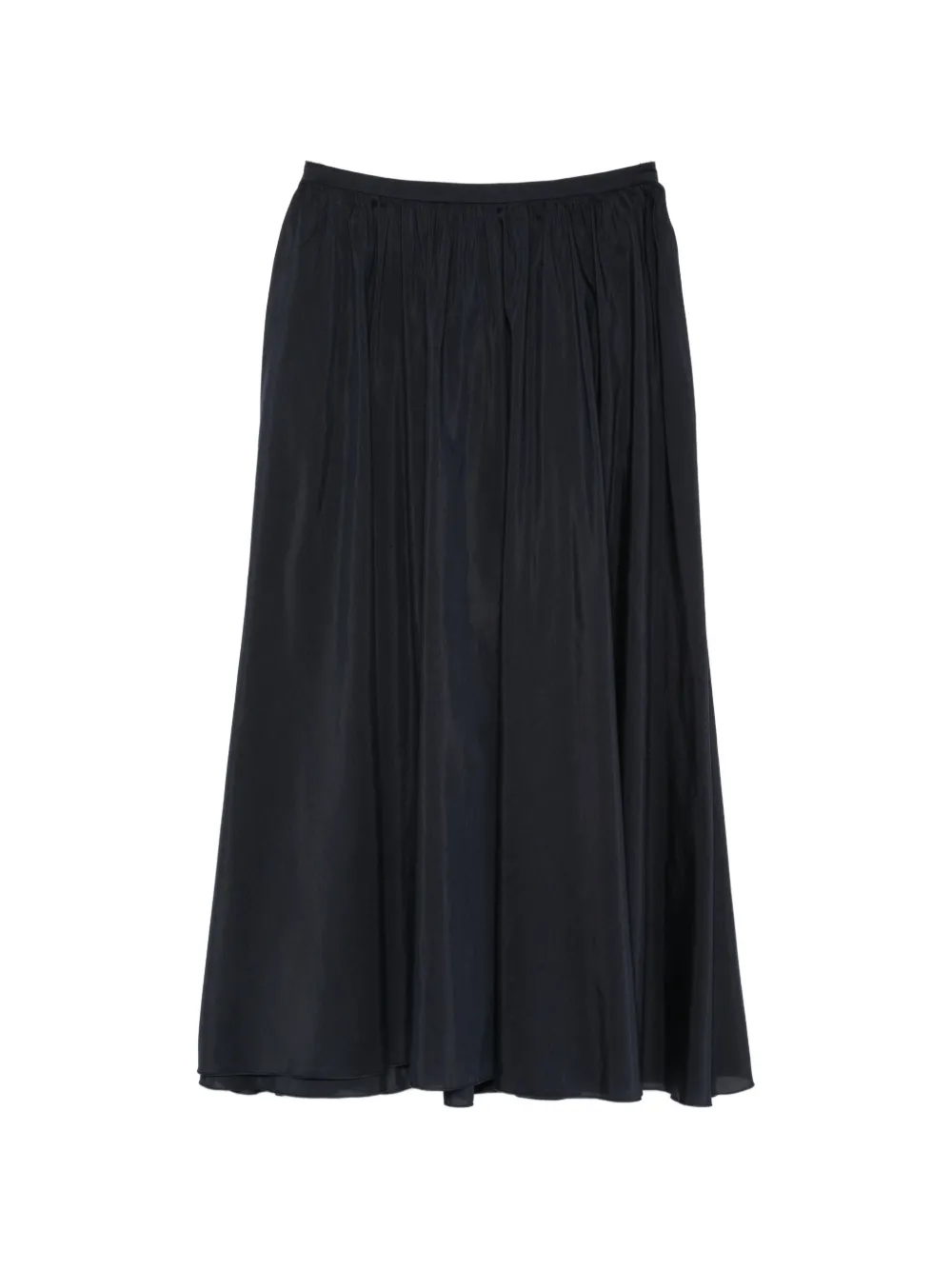 Susanne Bommer Gathered Flared Maxi Skirt In Black
