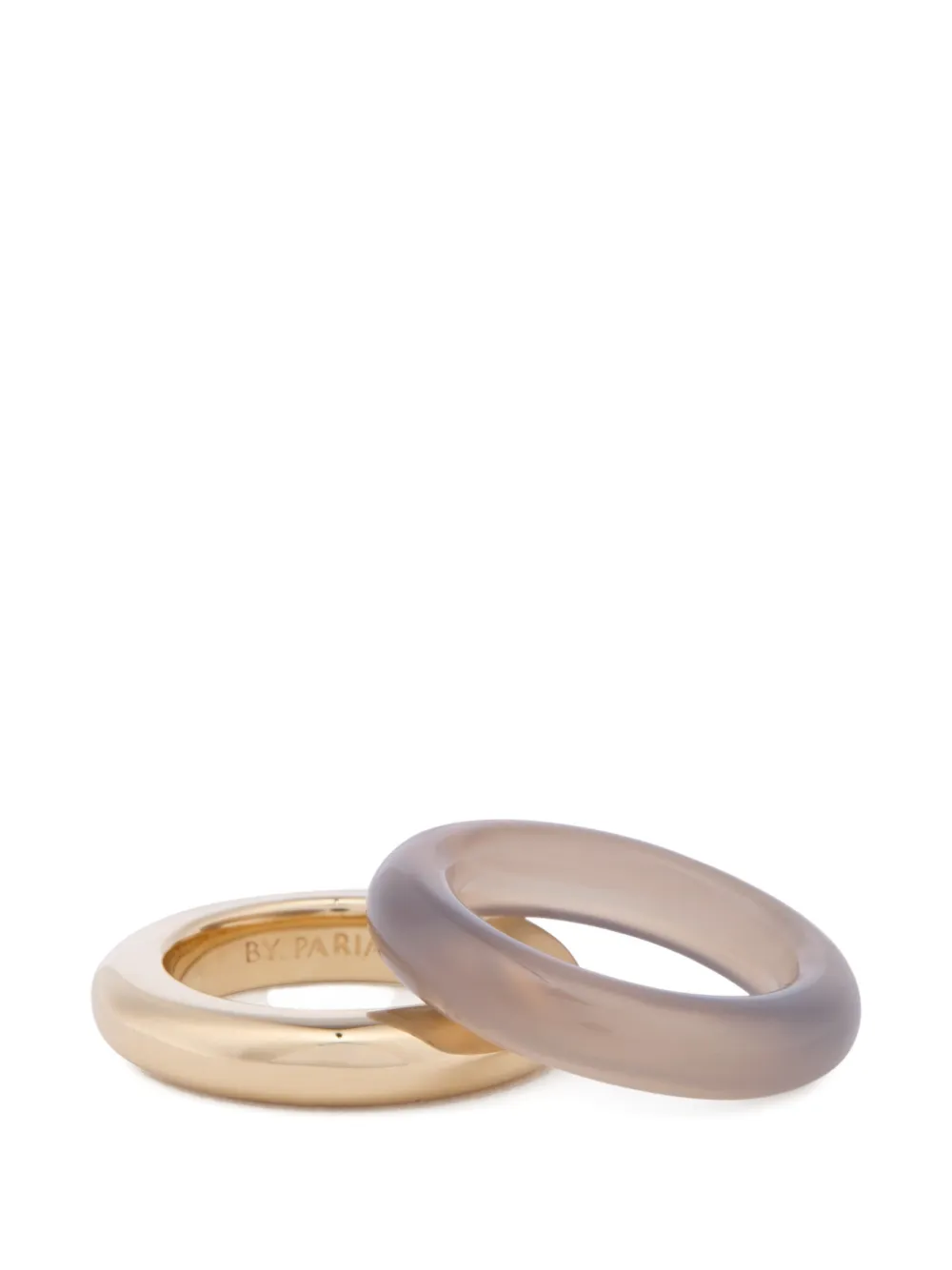 By Pariah stacked rings (set of two) - Oro