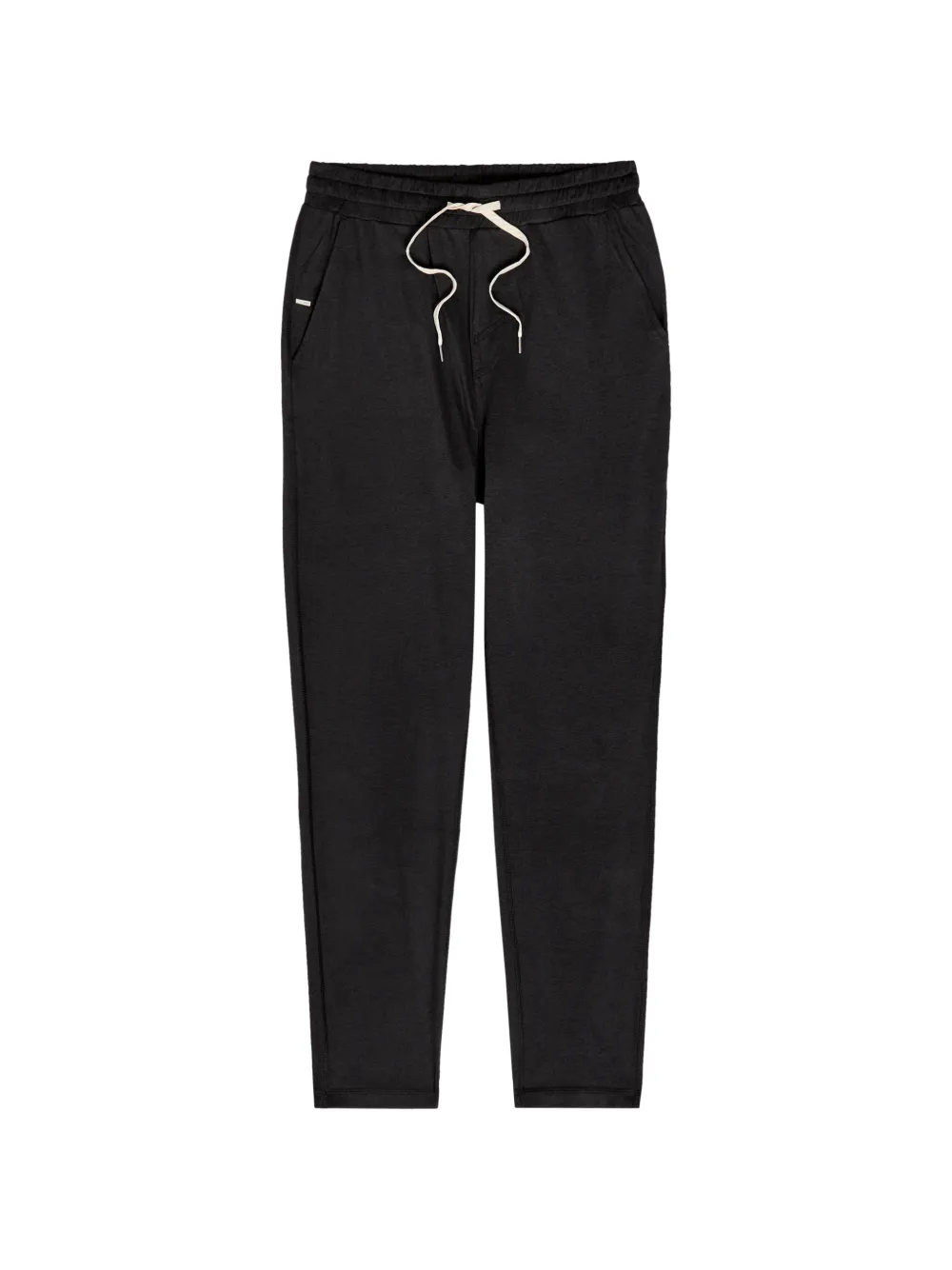 VUORI Ponto Pant 30" drawstring marl track pants - Nero