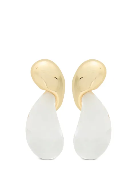 Alexis Bittar Liquid Lucite modernist earrings