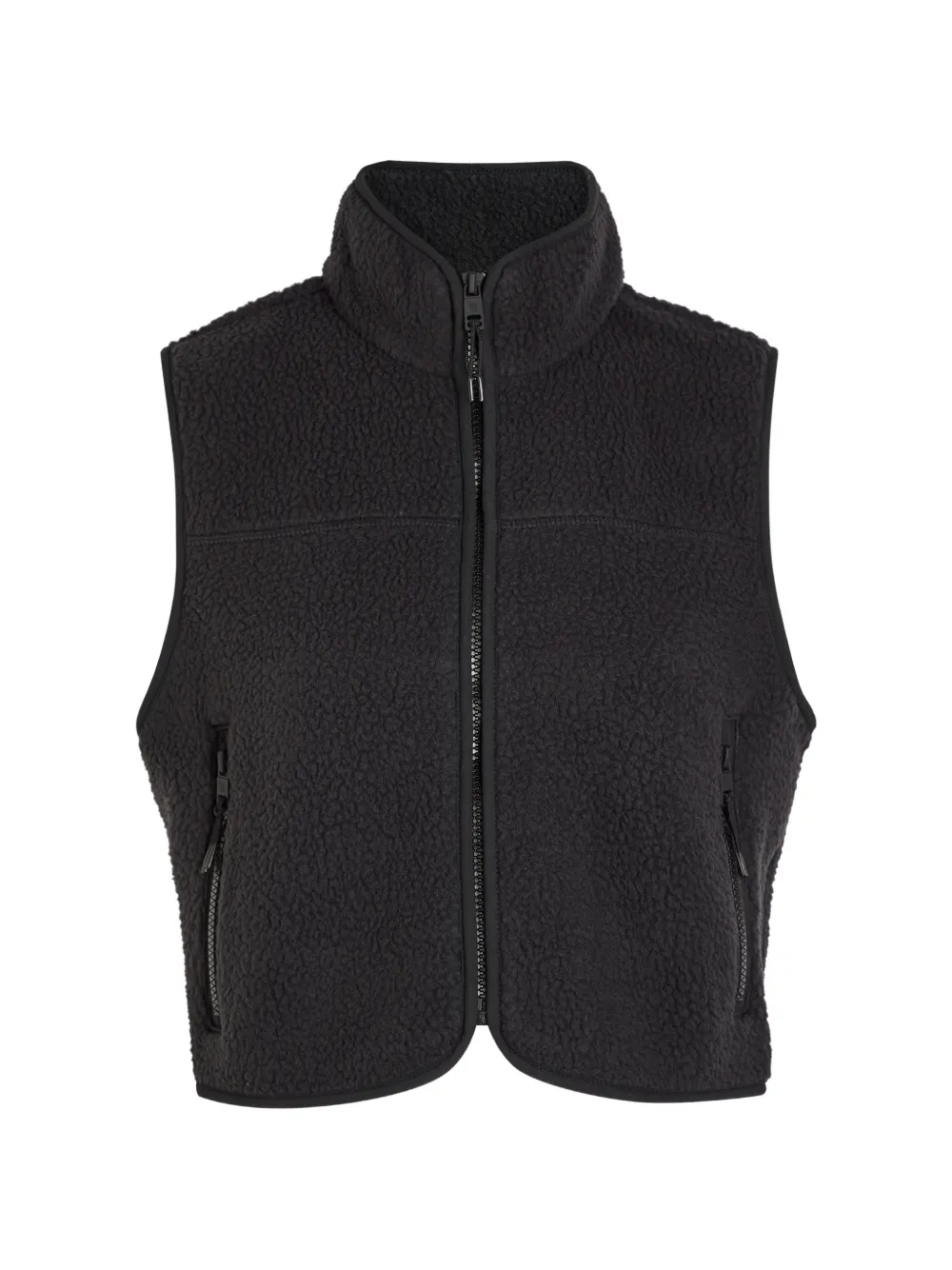 VUORI Alpine fleece zip-up gilet - Black