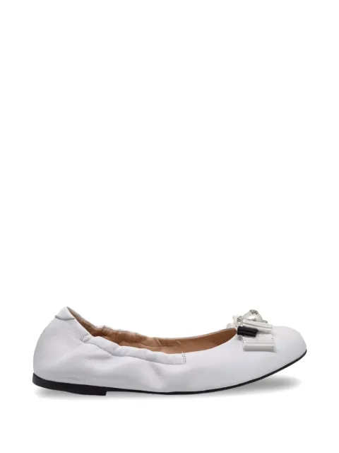 Casadei flats con detalle de moño