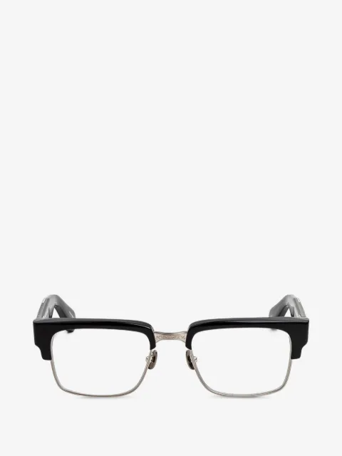 Matsuda engraved square-frame glasses