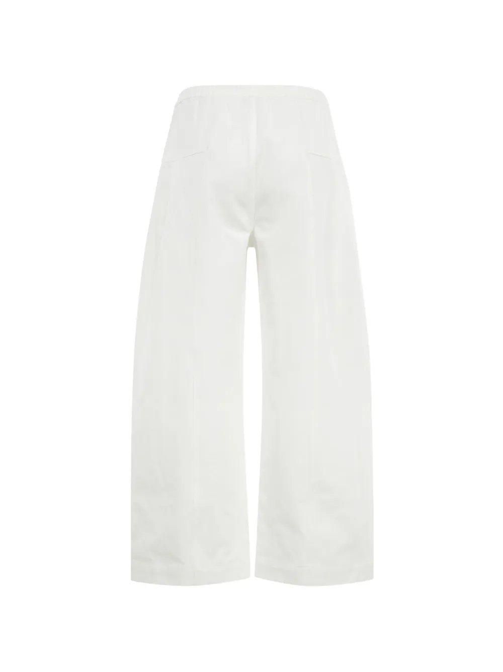  Deiji Studios Pantalones Palazzo Plisado - Blanco 