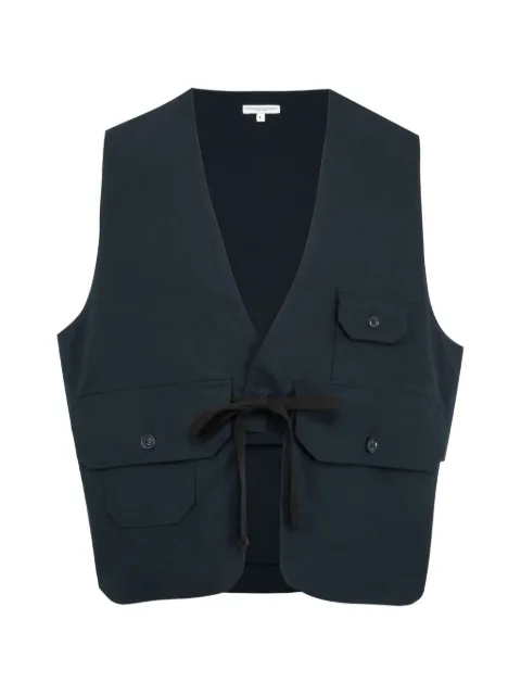 Engineered Garments Fowl tie-fastening gilet