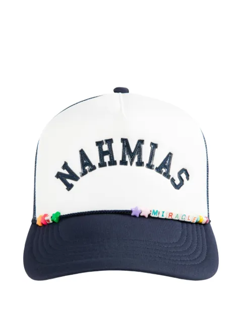 Nahmias mesh-panel trucker hat