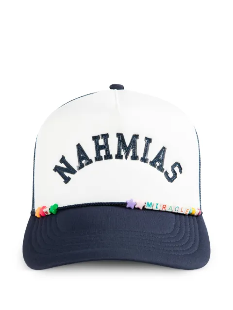 Nahmias mesh-panel trucker hat